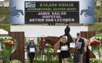 Jamie Sailor and Hopeful Capture USHJA International Hunter Derby Win