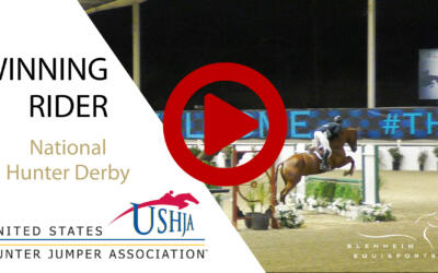 Robert Sean Leckie and Easy Street HU Take the High Road for the Win in the $25,000 USHJA National Hunter Derby