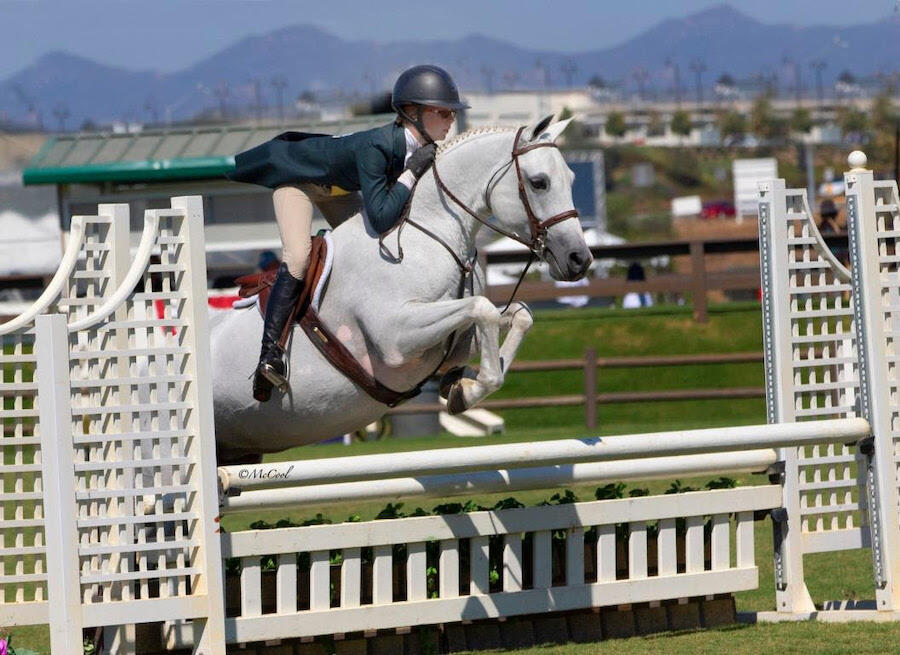 Skylar Wireman Scores a One-Two Victory in the USHJA Pony Hunter Derby Championship-West with Secret Crush and Half Moon Bay