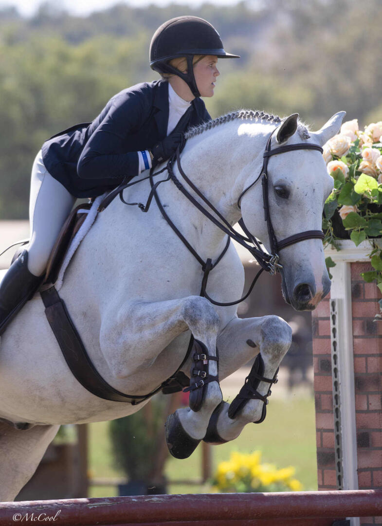 Charlotte Murray jumping