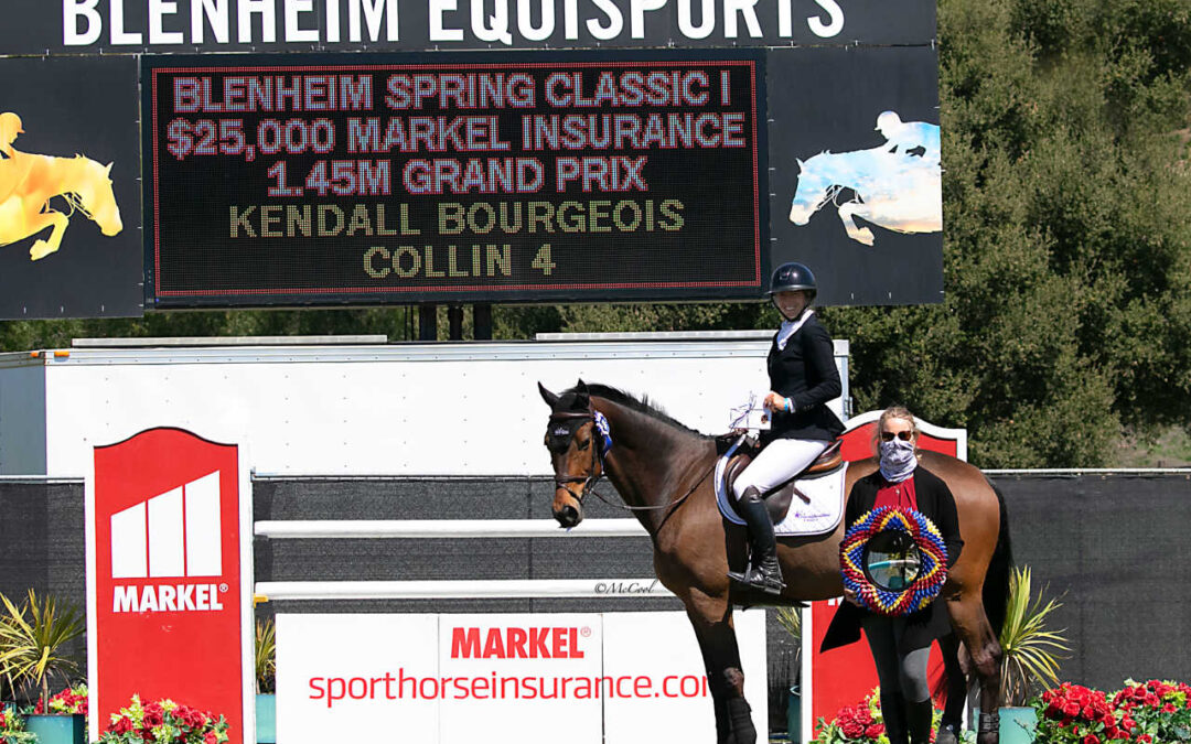 2021 Blenheim EquiSports Season Kicks Off With The Spring Classic 1 $25,000 1.45m Markel Insurance Grand Prix