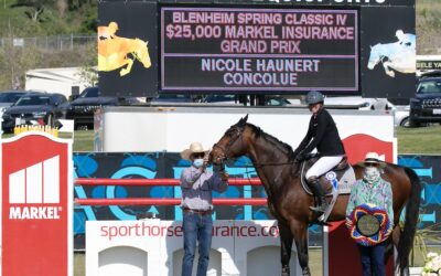 Nicole Haunert and Concolue Jump to Victory at Blenheim EquiSports Spring Classic IV