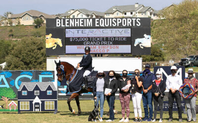 Olympian Will Simpson and Chacco P Win the First Leg of the $270,000 Interactive Mortgage ‘Ticket to Ride’ High Performance Jumper Series