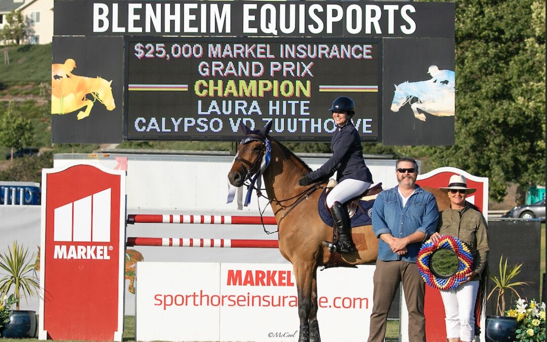 Laura Hite Hits the Gas to Win $25,000 Markel Insurance 1.45m Grand Prix at Blenheim June Classic II