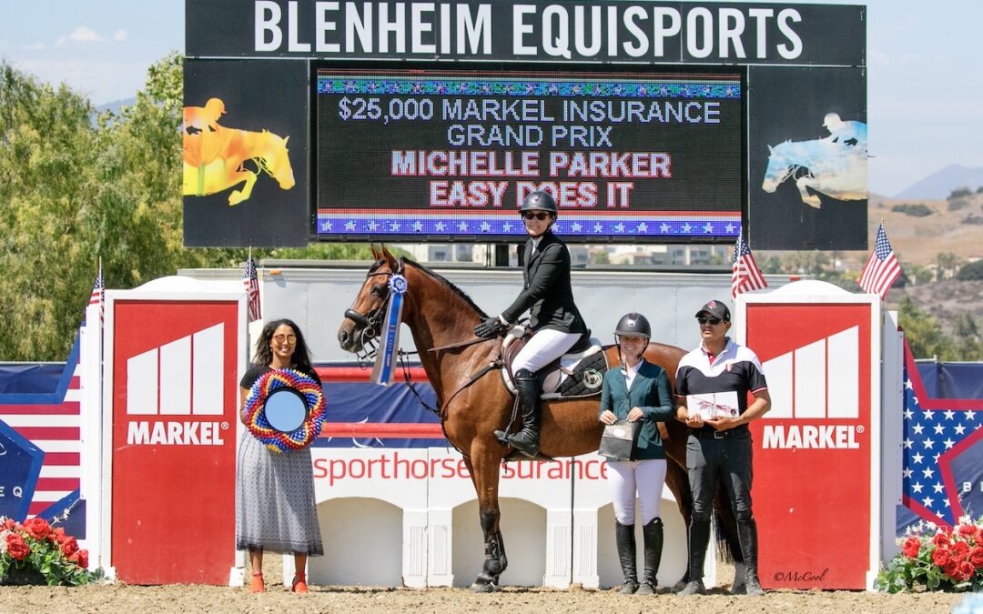 Michelle Parker Easily Does It in the $25,000 Markel Insurance Grand Prix at the Blenheim Red, White & Blue Classic