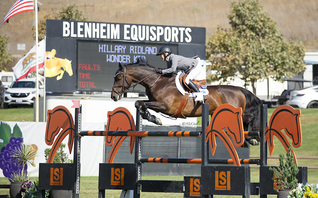 Hillary Ridland and Wonder Kid are Wonderful in $25,000 1.45m Silver Tour Markel Insurance Grand Prix