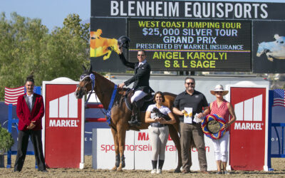 Angel Karolyi and S & L Sage Win the $25,000 1.45m Silver Tour Markel Insurance Grand Prix at Blenheim EquiSports