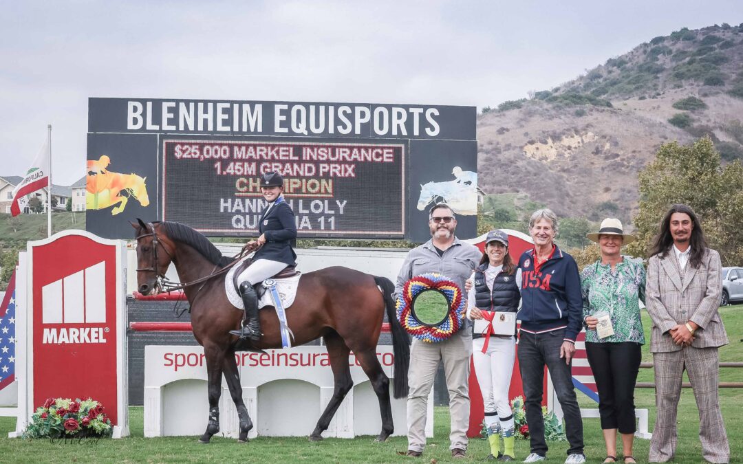 Hannah Loly Goes for Gold in the 12th $25,000 Markel Insurance Grand Prix