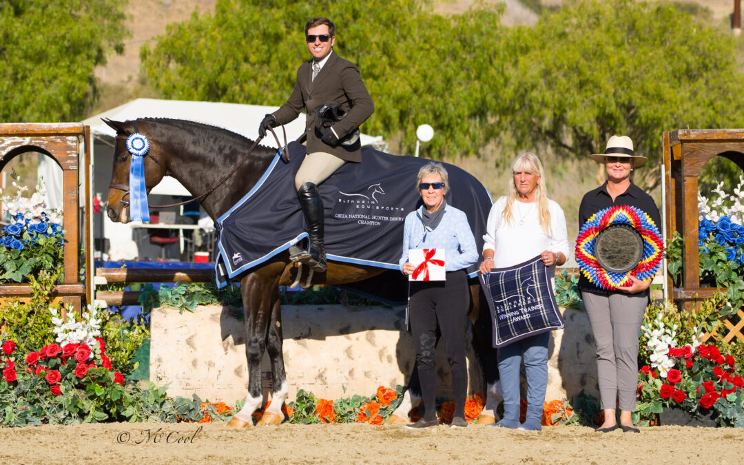 Nick Haness and Reese’s Return to Winners’ Circle in $10,000 USHJA National Hunter Derby at Ranch & Coast Classic