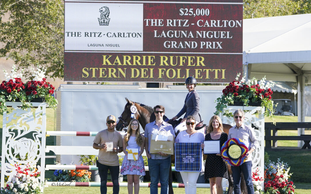 Karrie Rufer Rides to Victory in $25,000 Ritz-Carlton, Laguna Niguel Grand Prix at Blenheim June Classic III