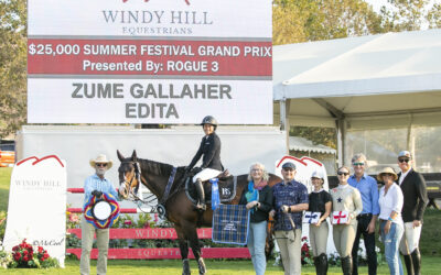 Zume Gallaher and Edita Zoom to Victory in $25,000 Blenheim Summer Festival Grand Prix