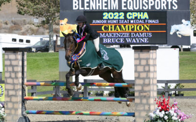 Makenzie Damus and Peggy Munkdale Clinch CPHA Medal Finals Wins at Blenheim Racing Festival