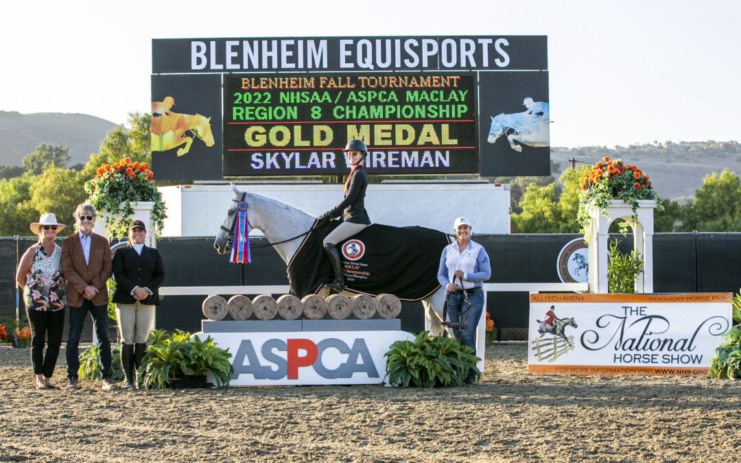 Skylar Wireman Continues Her Winning Ways in NHSAA/ASPCA Maclay Region 8 Championship