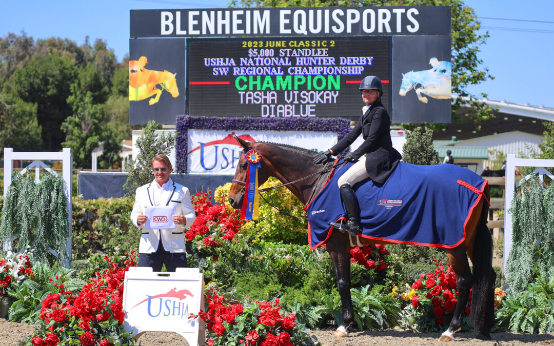 Visokay, Smith and Post Ride to USHJA National Hunter Derby Southwest Regional Championships at Blenheim EquiSports