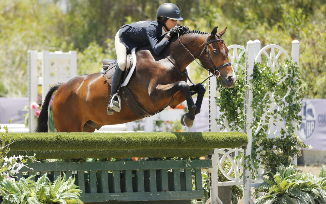 Sarah Magallanes is a Rock Star in the $2,500 West Coast Pony Challenge, Presented by USHJA Zone 10 at Blenheim June Classic III