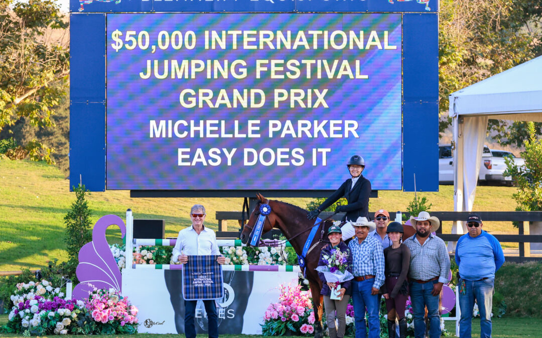 Michelle Parker Puts Final Exclamation Point on Exemplary Season with Win in $50,000 International Jumping Festival Grand Prix