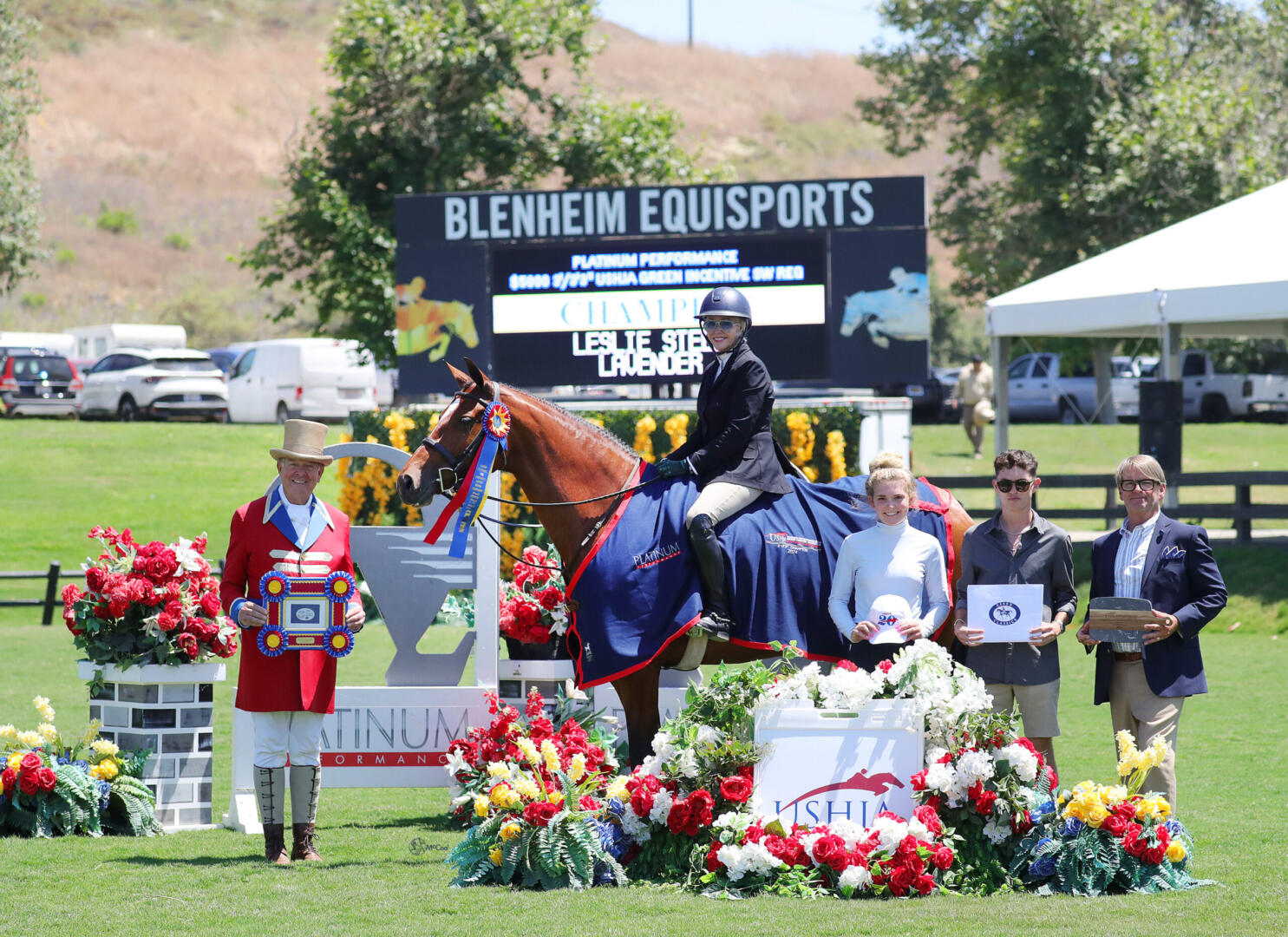 Shelby Drazan on her horses in 2014