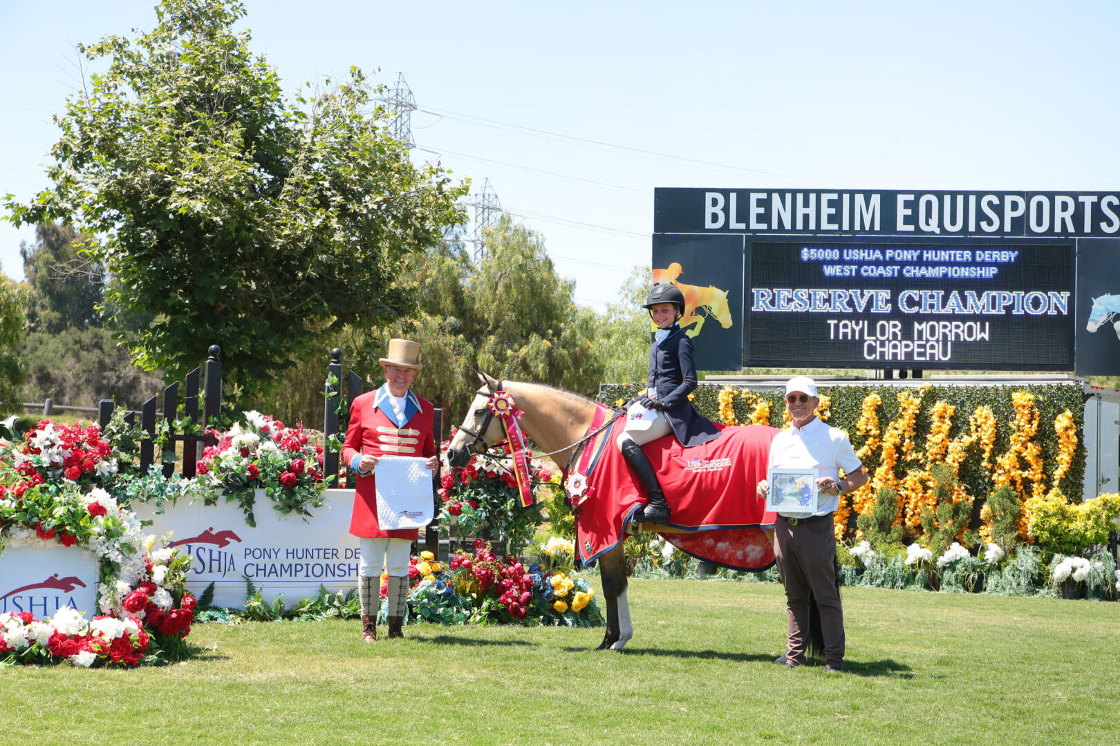 Shelby Drazan on her horses in 2014