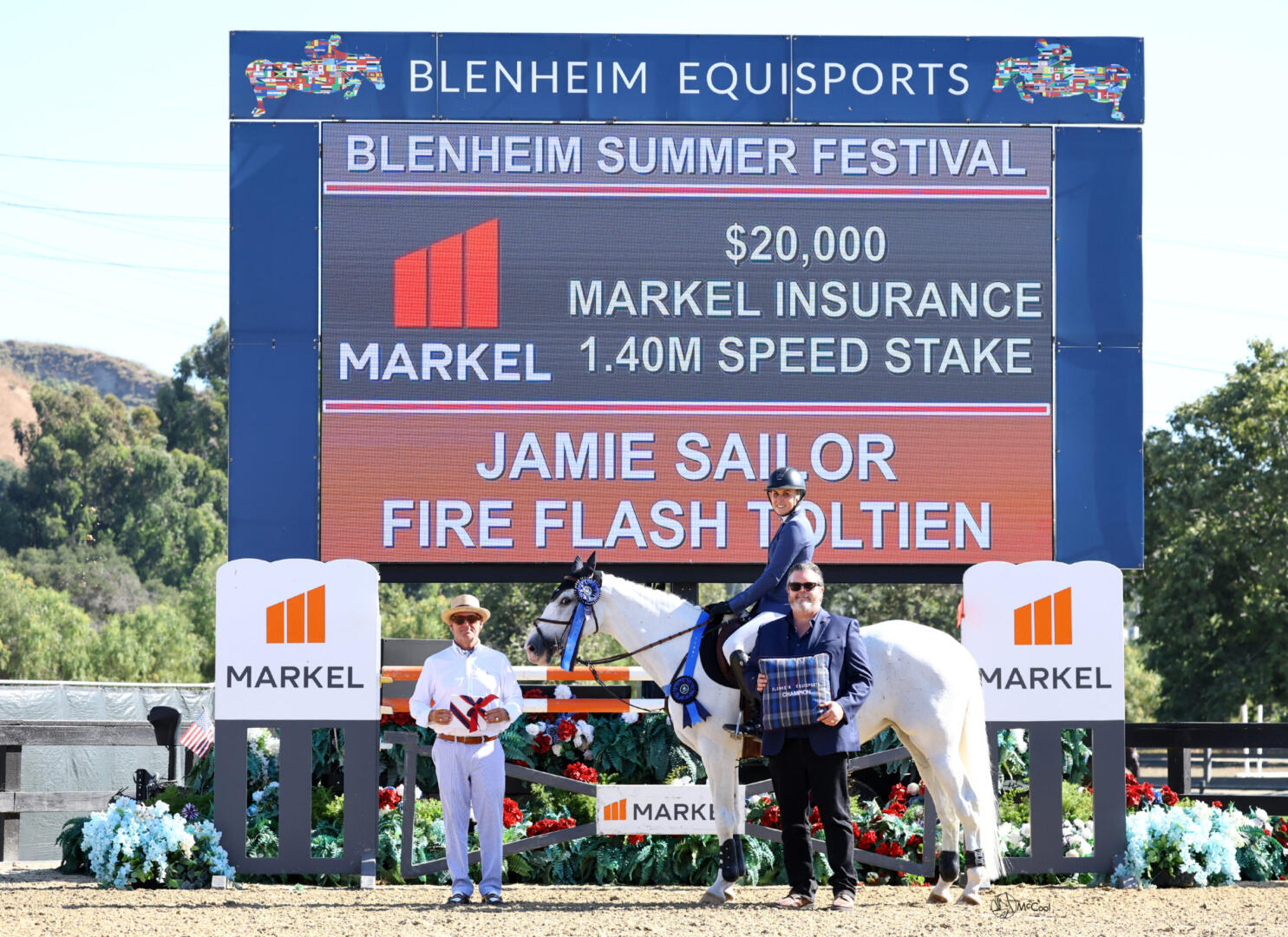 Shelby Drazan on her horses in 2014