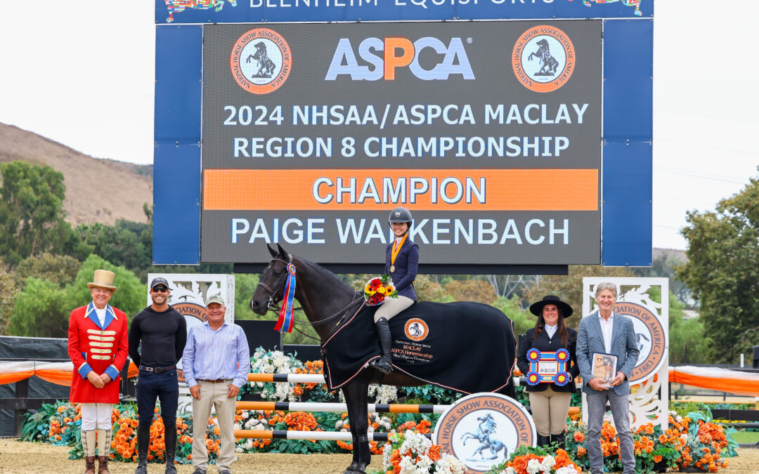 Paige Walkenbach Wins NHSAA/ASPCA Maclay Region 8 Championship